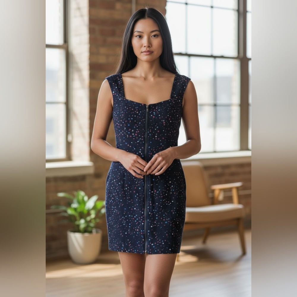 🎉 3/$60 BCBGeneration Mini Dress Size XXS In Color GalaxyMulti BNWT